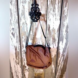 KELTY Dark Brown/ Tan Bag Top handle/ crossbody
